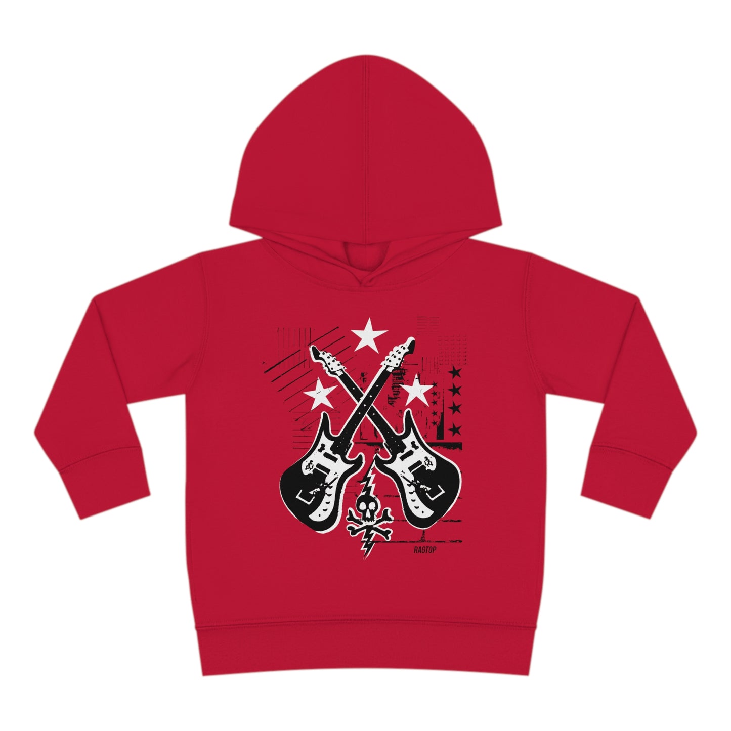 STARS N GUITARS - Toddler Pullover Fleece Hoodie