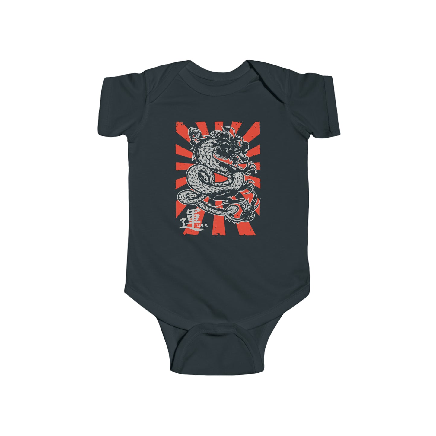 LUCK DRAGON - Infant Fine Jersey Bodysuit
