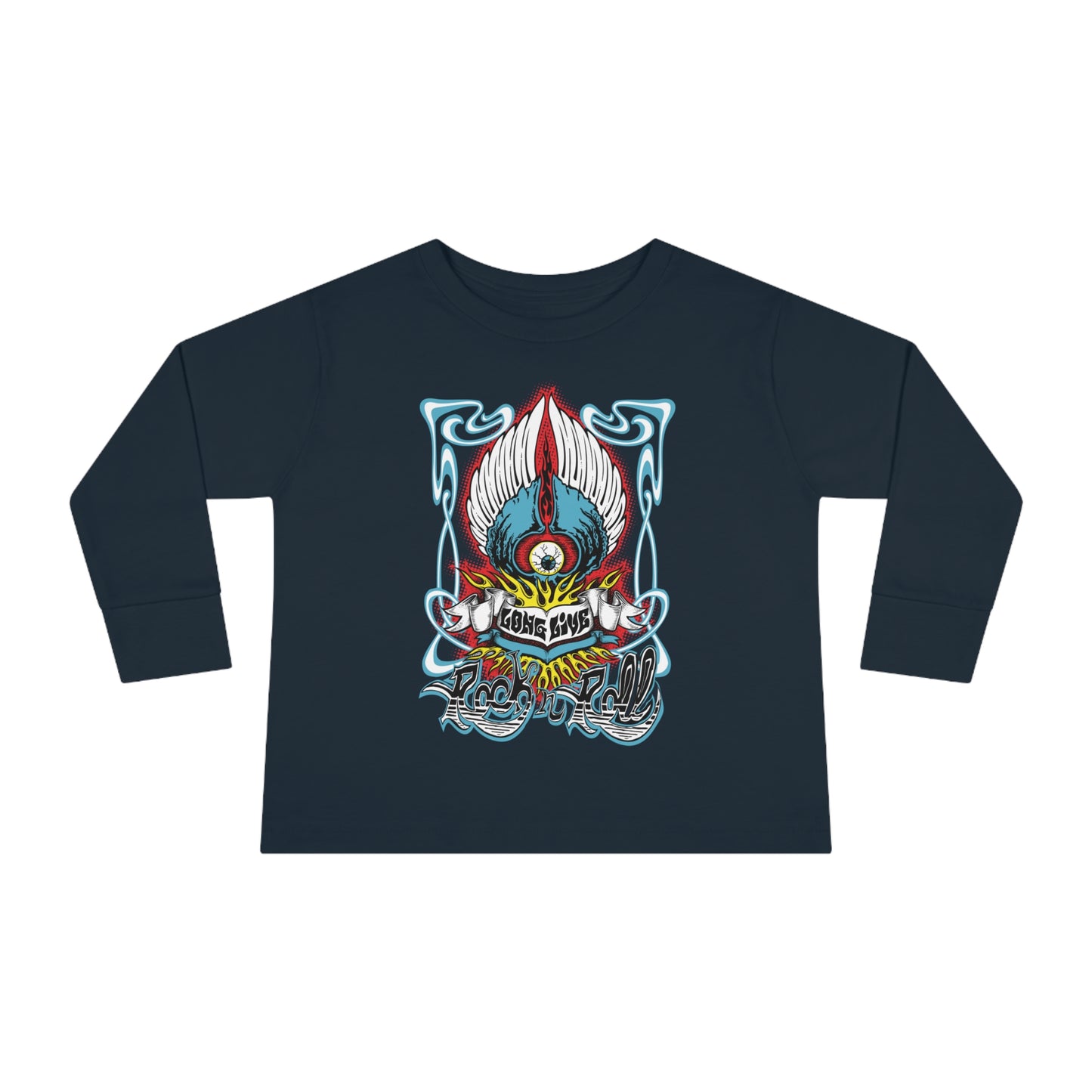 ROCK N ROLL - Toddler Long Sleeve Tee