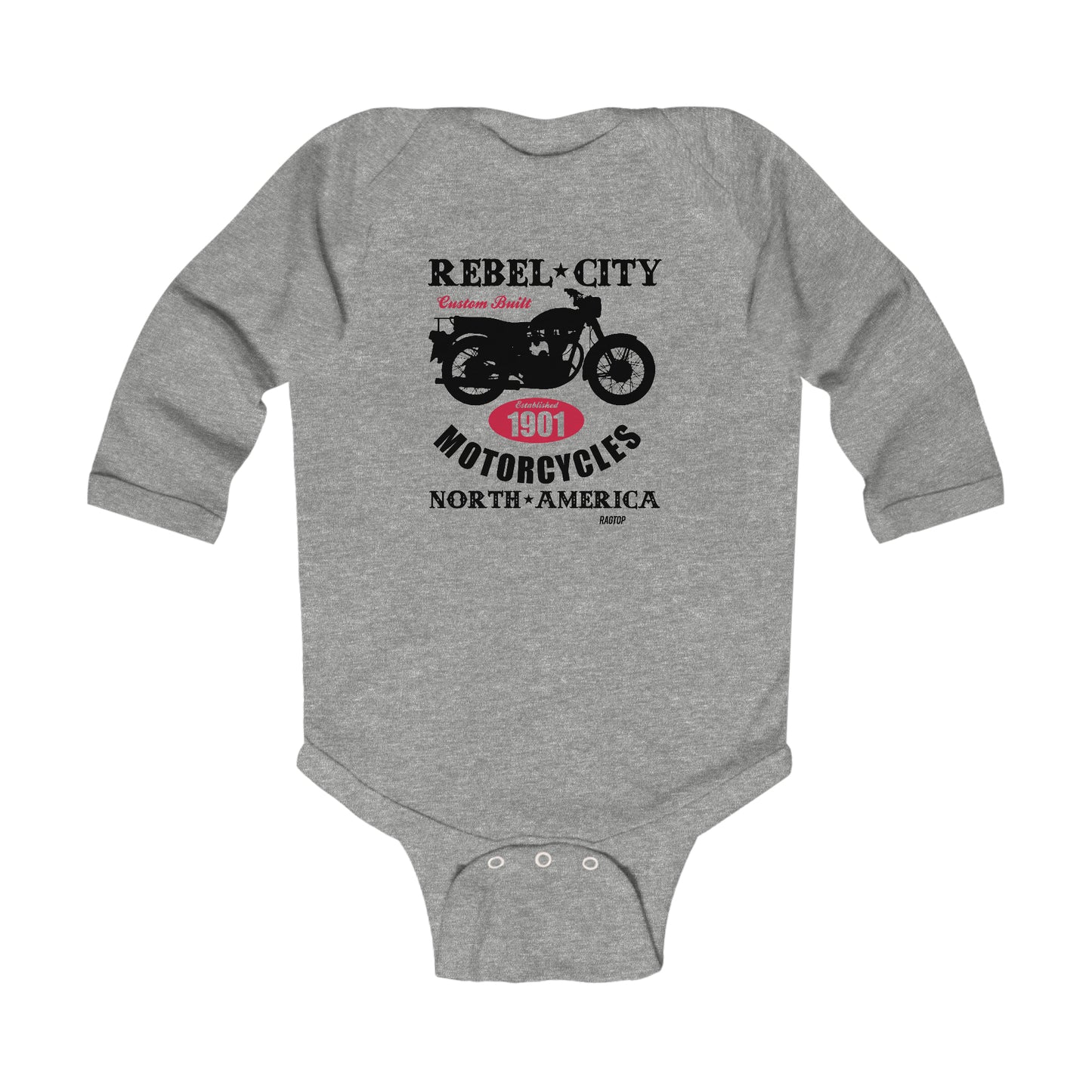 REBEL CITY - Infant Long Sleeve Bodysuit
