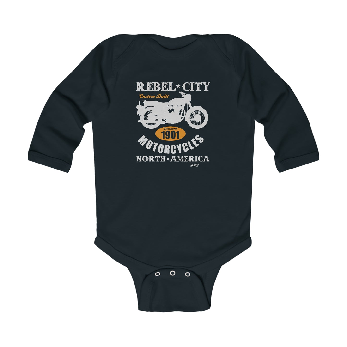 REBEL CITY - Infant Long Sleeve Bodysuit