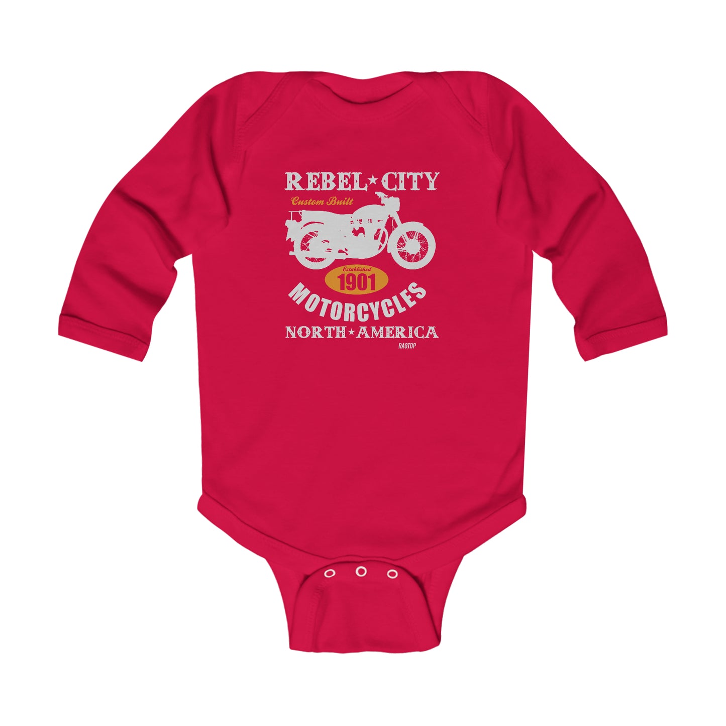 REBEL CITY - Infant Long Sleeve Bodysuit