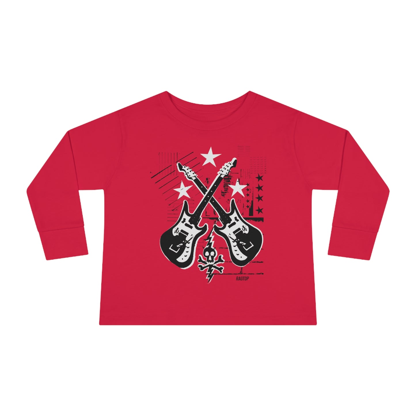 STARS N GUITARS - Toddler Long Sleeve Tee