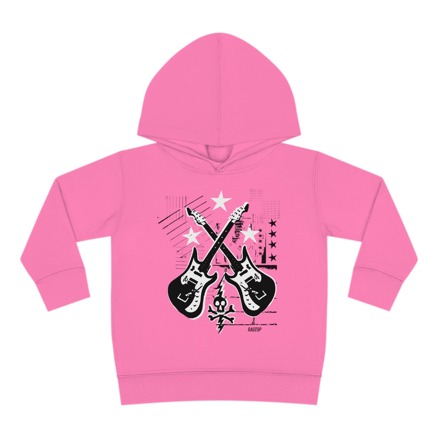 STARS N GUITARS - Toddler Pullover Fleece Hoodie