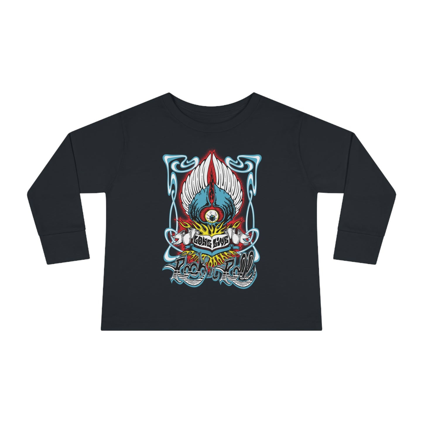 ROCK N ROLL - Toddler Long Sleeve Tee