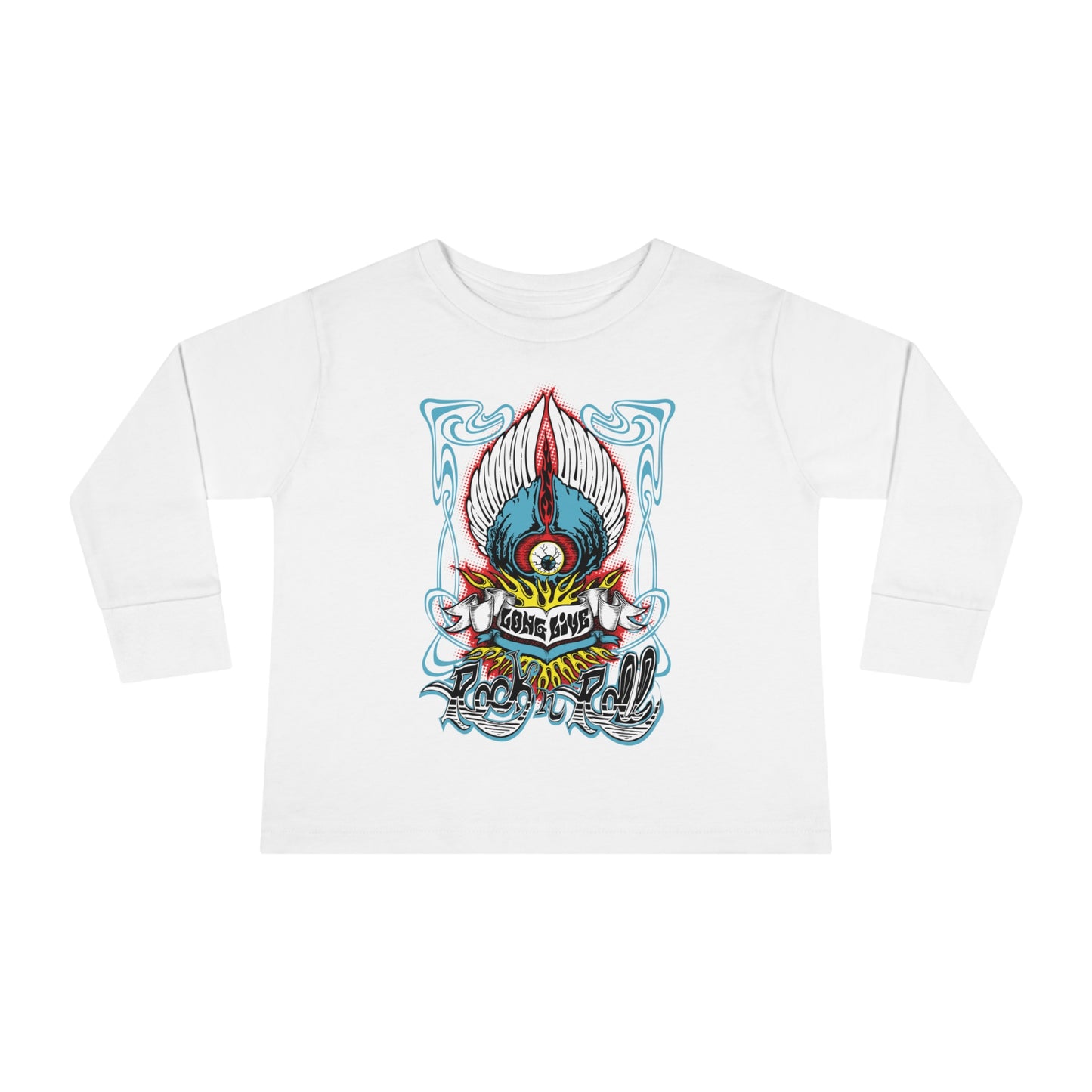 ROCK N ROLL - Toddler Long Sleeve Tee