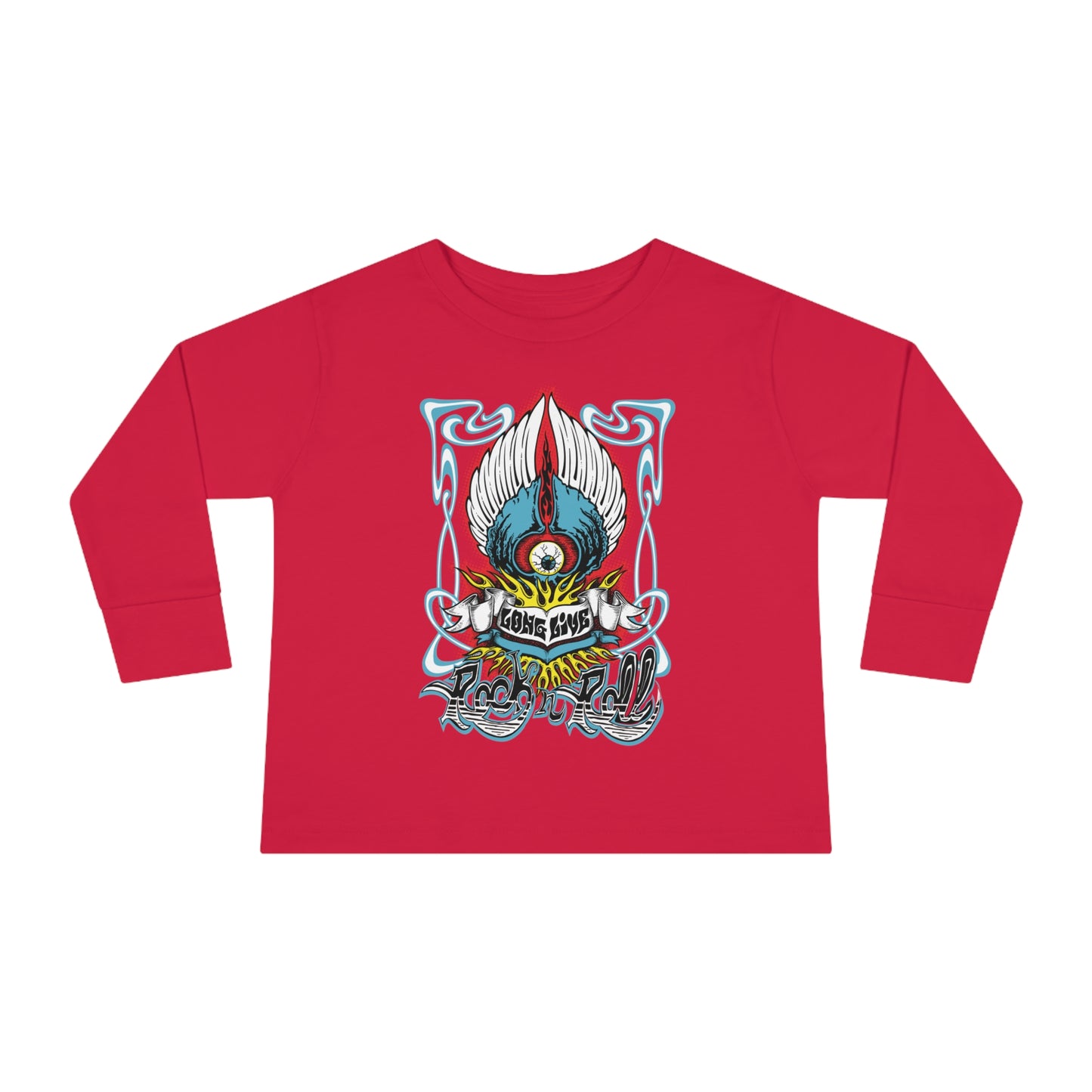 ROCK N ROLL - Toddler Long Sleeve Tee