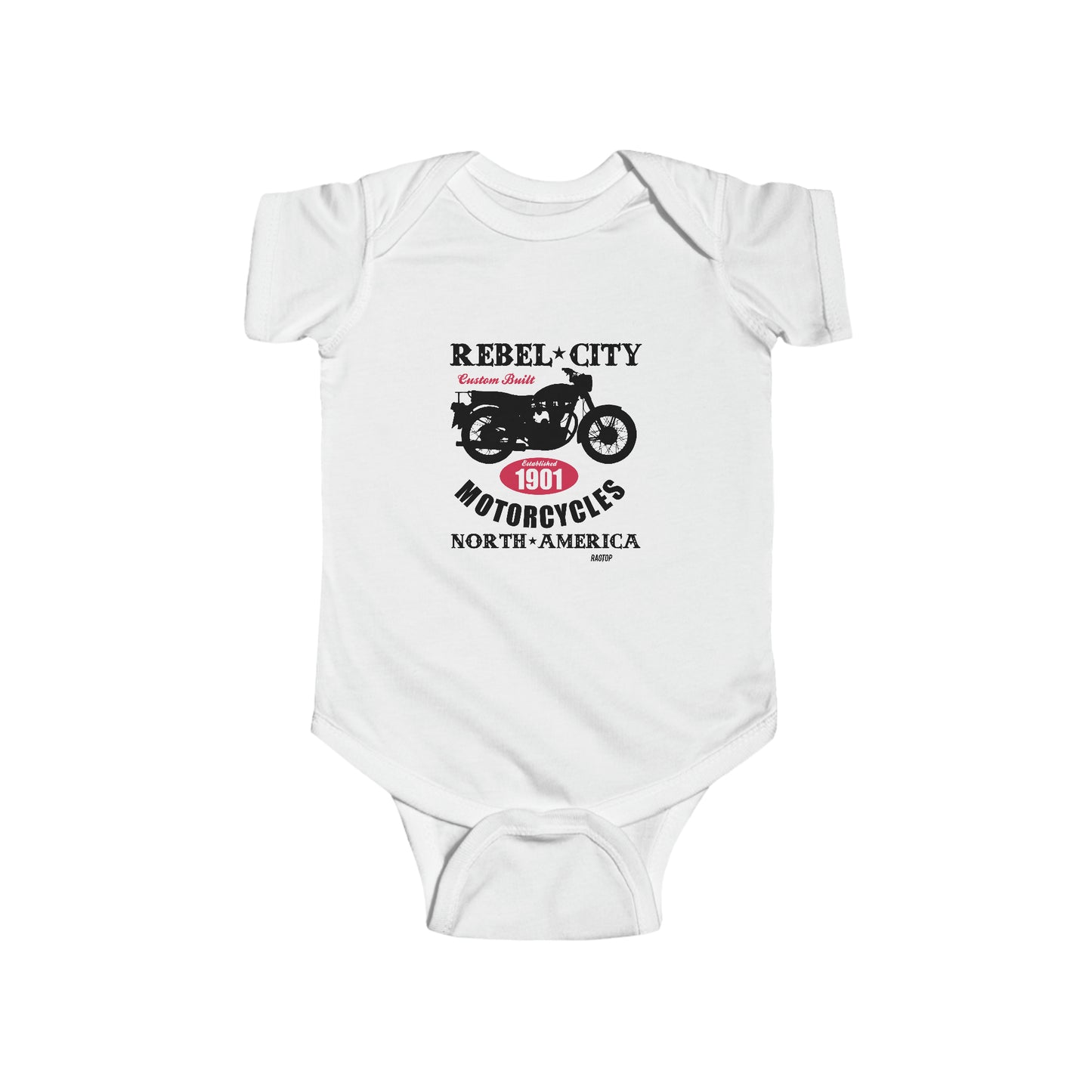 REBEL CITY - Infant Fine Jersey Bodysuit