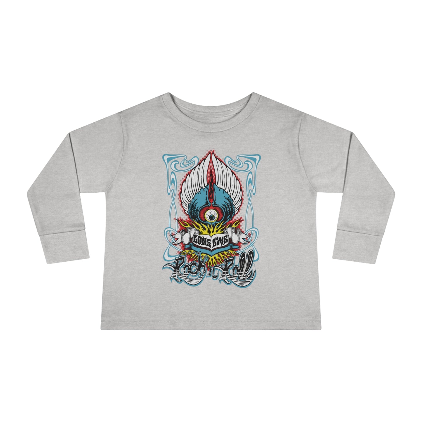 ROCK N ROLL - Toddler Long Sleeve Tee