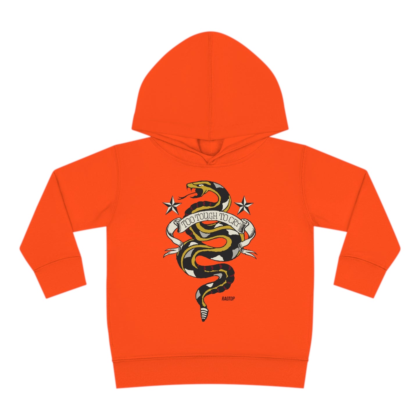 TOO TOUGH TO CRY - Toddler Pullover Fleece Hoodie
