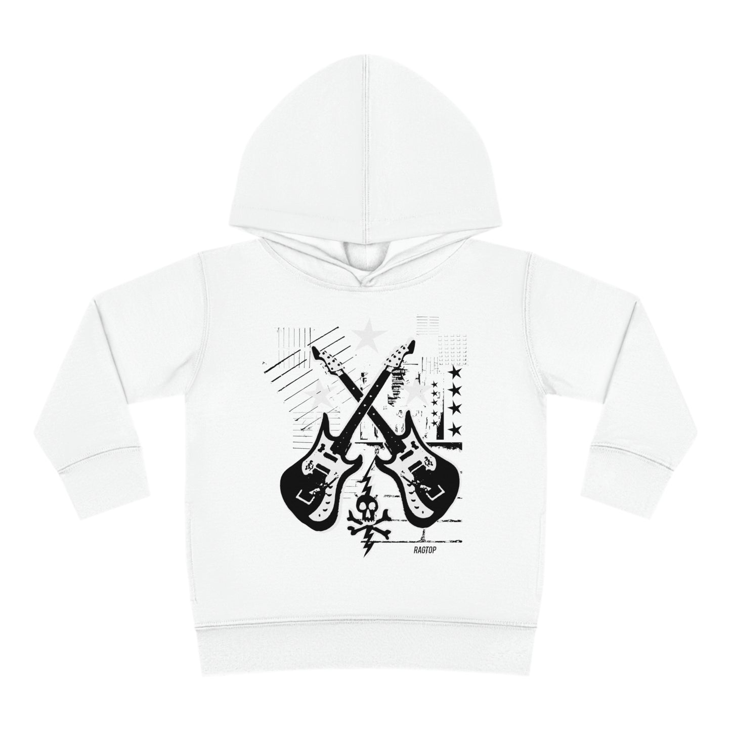 STARS N GUITARS - Toddler Pullover Fleece Hoodie