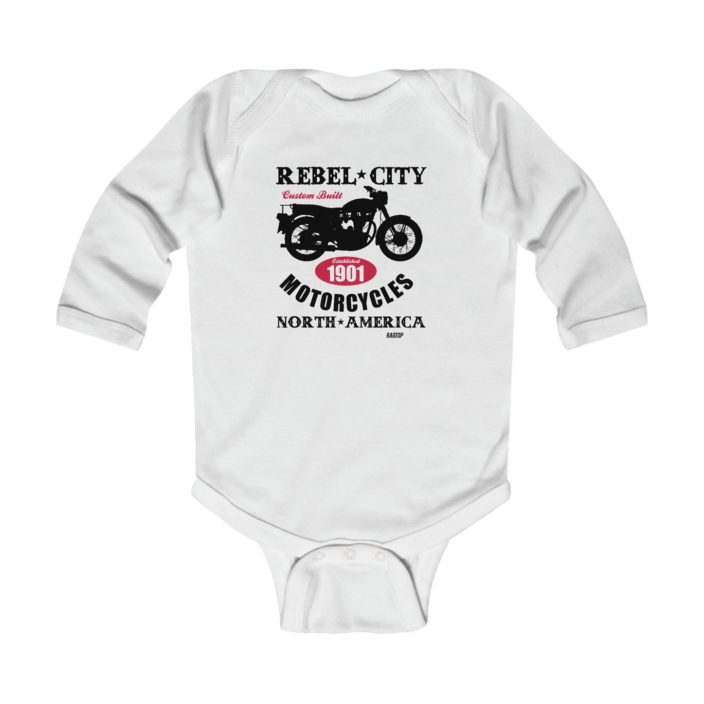 REBEL CITY - Infant Long Sleeve Bodysuit