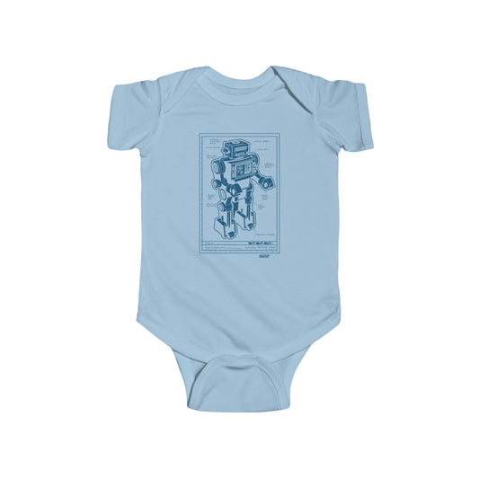 ROBOT PLANS - Infant Fine Jersey Bodysuit