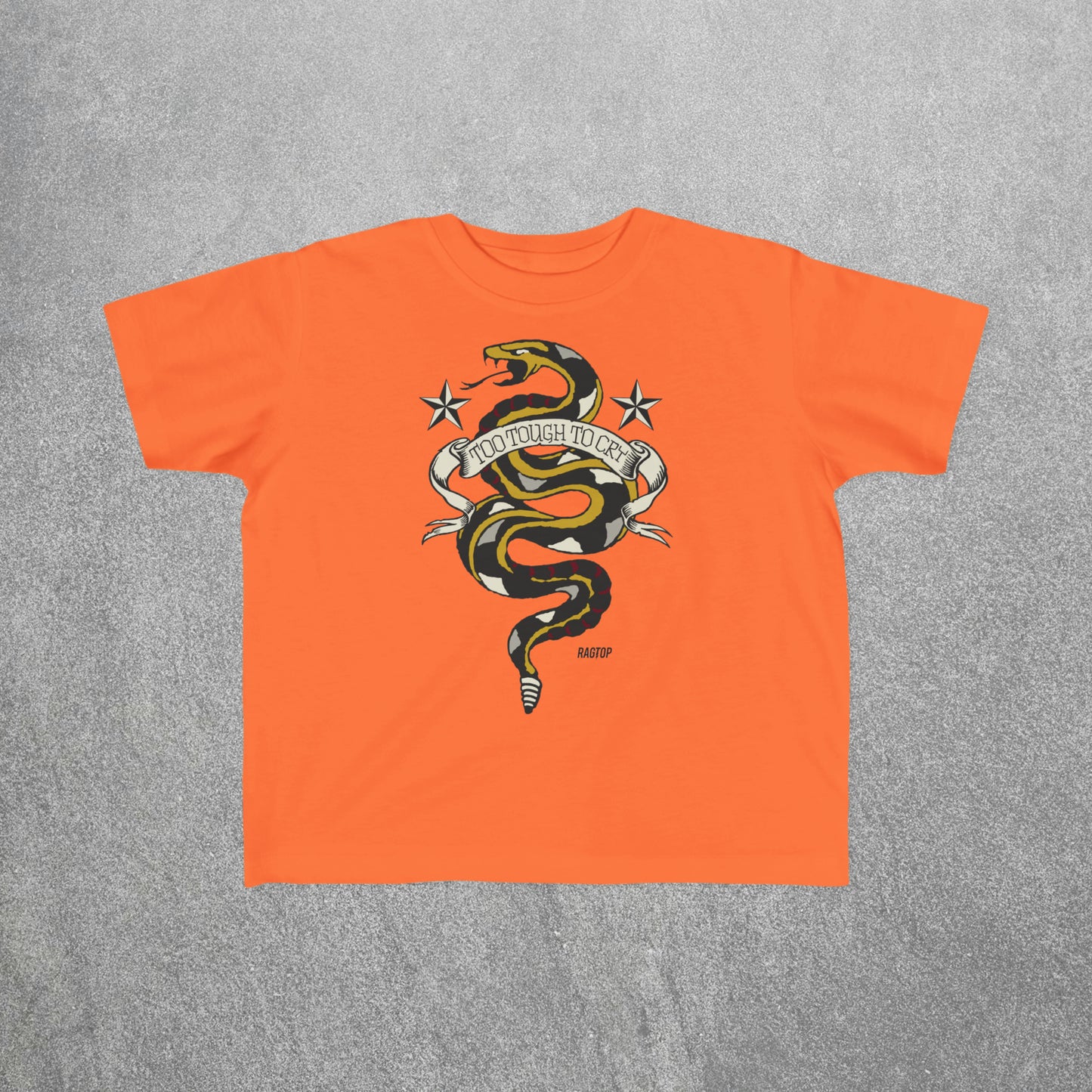 TOO TOUGH TO CRY Toddler's Fine Jersey Tee