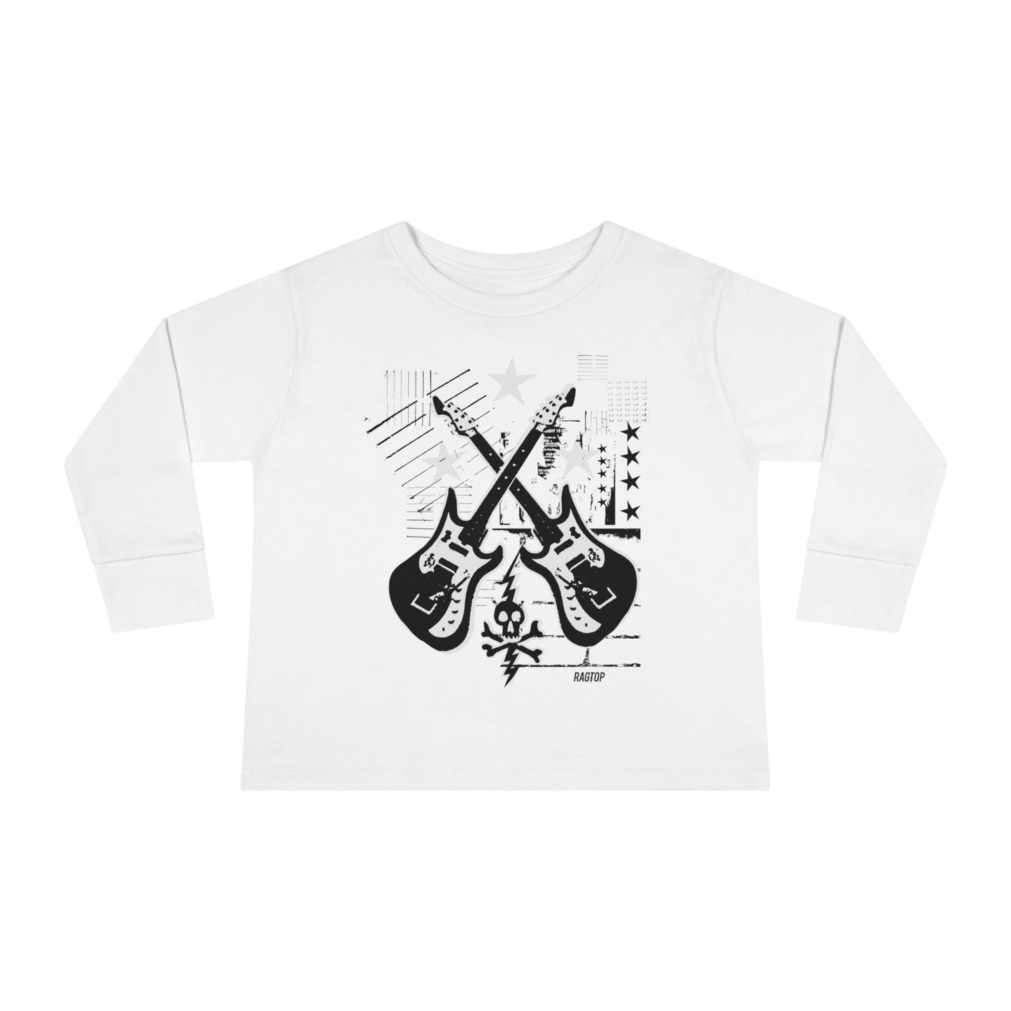 STARS N GUITARS - Toddler Long Sleeve Tee