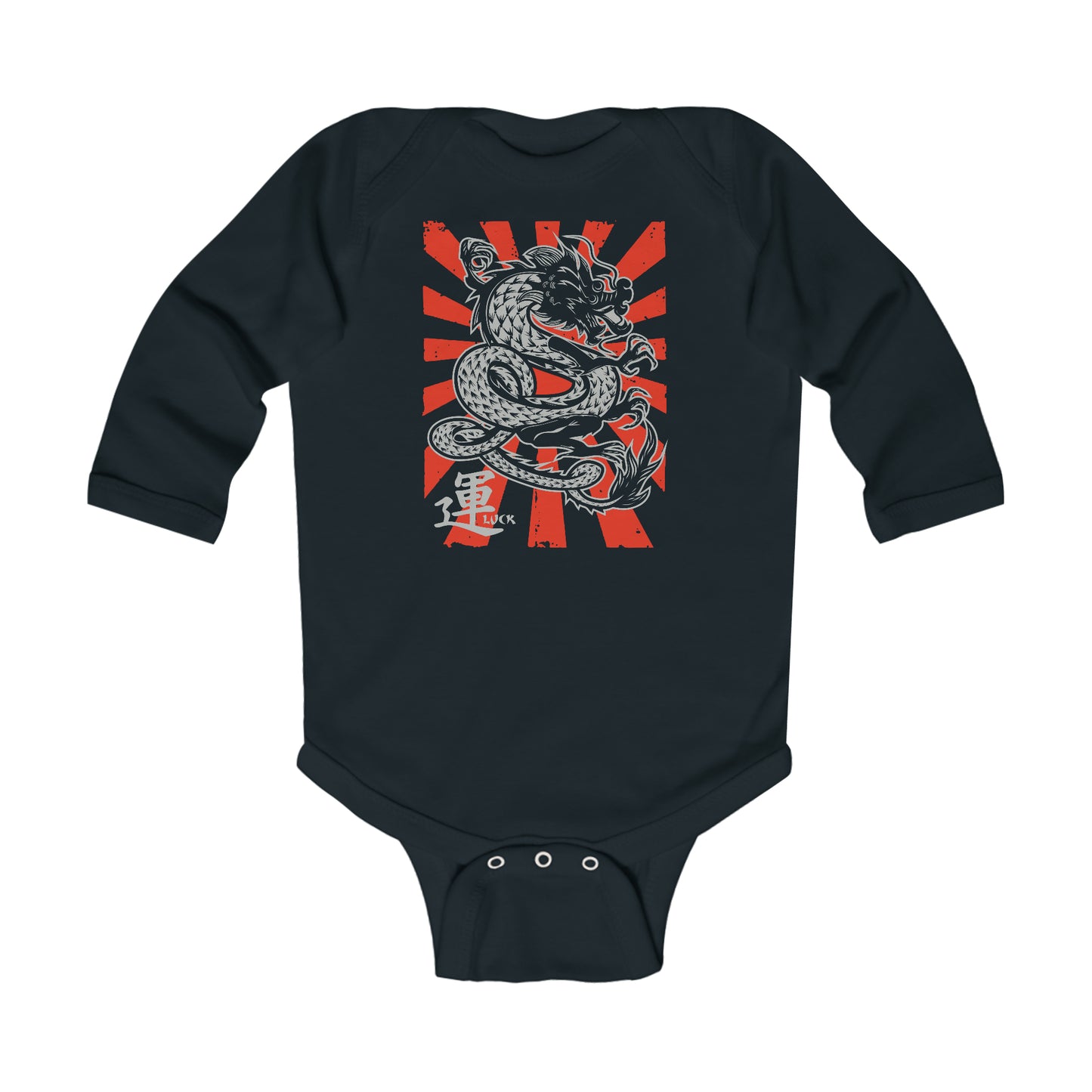 LUCK DRAGON - Infant Long Sleeve Bodysuit