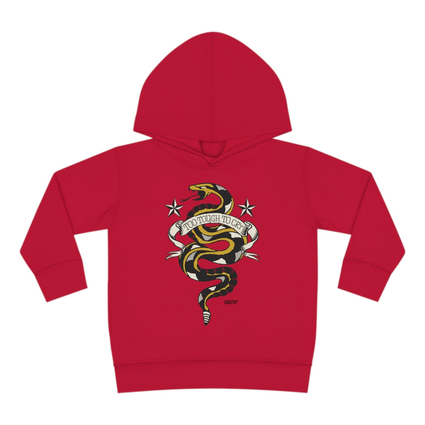 TOO TOUGH TO CRY - Toddler Pullover Fleece Hoodie