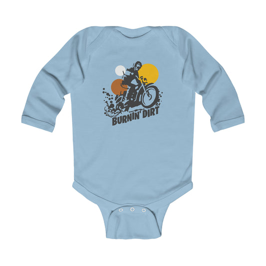 BURNIN DIRT - Infant Long Sleeve Bodysuit