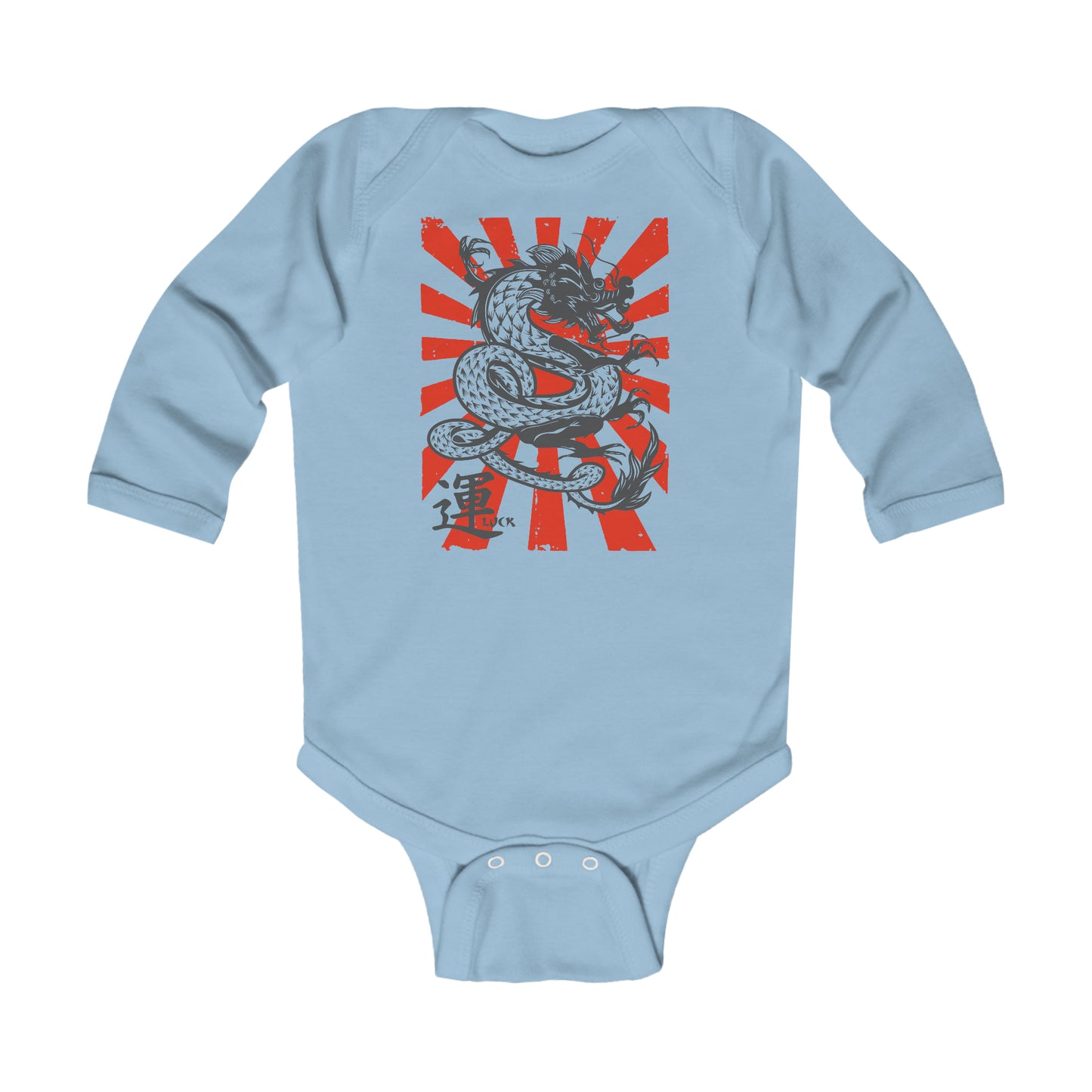 LUCK DRAGON - Infant Long Sleeve Bodysuit
