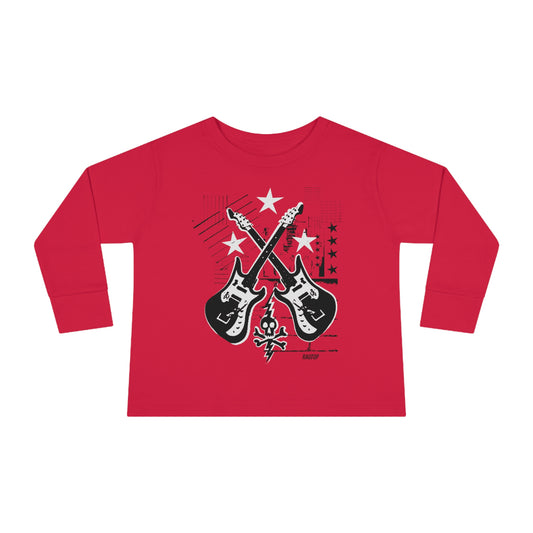 STARS N GUITARS - Toddler Long Sleeve Tee