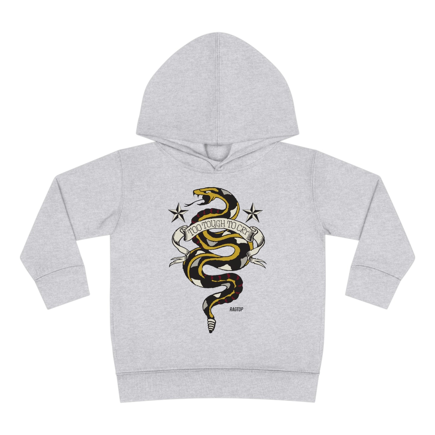TOO TOUGH TO CRY - Toddler Pullover Fleece Hoodie
