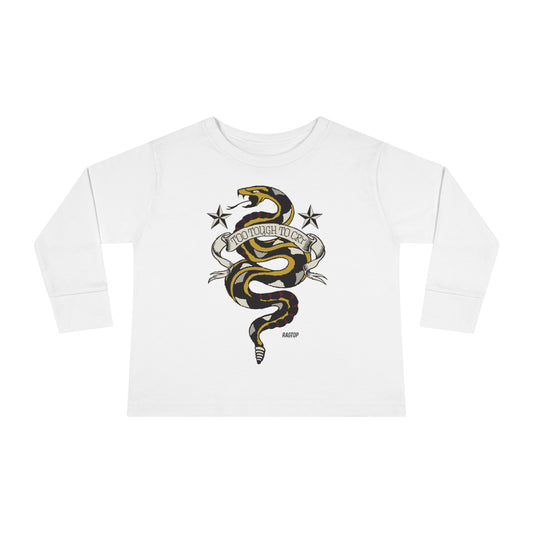 TOO TOUGH TO CRY - Toddler Long Sleeve Tee