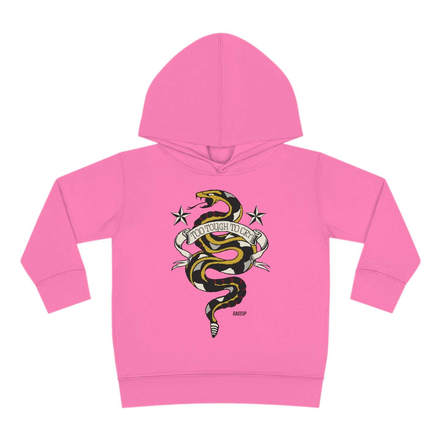 TOO TOUGH TO CRY - Toddler Pullover Fleece Hoodie