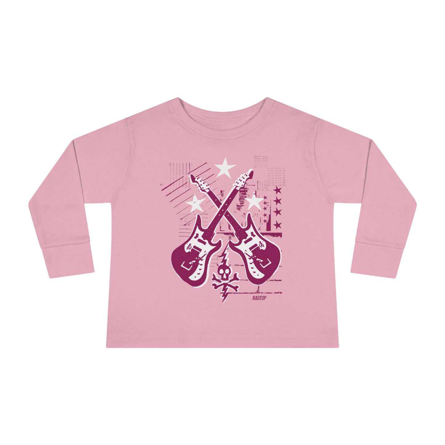 STARS N GUITARS - Toddler Long Sleeve Tee