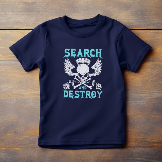 DESTROY SEARCh - Toddlers's Fine Jersey Tee