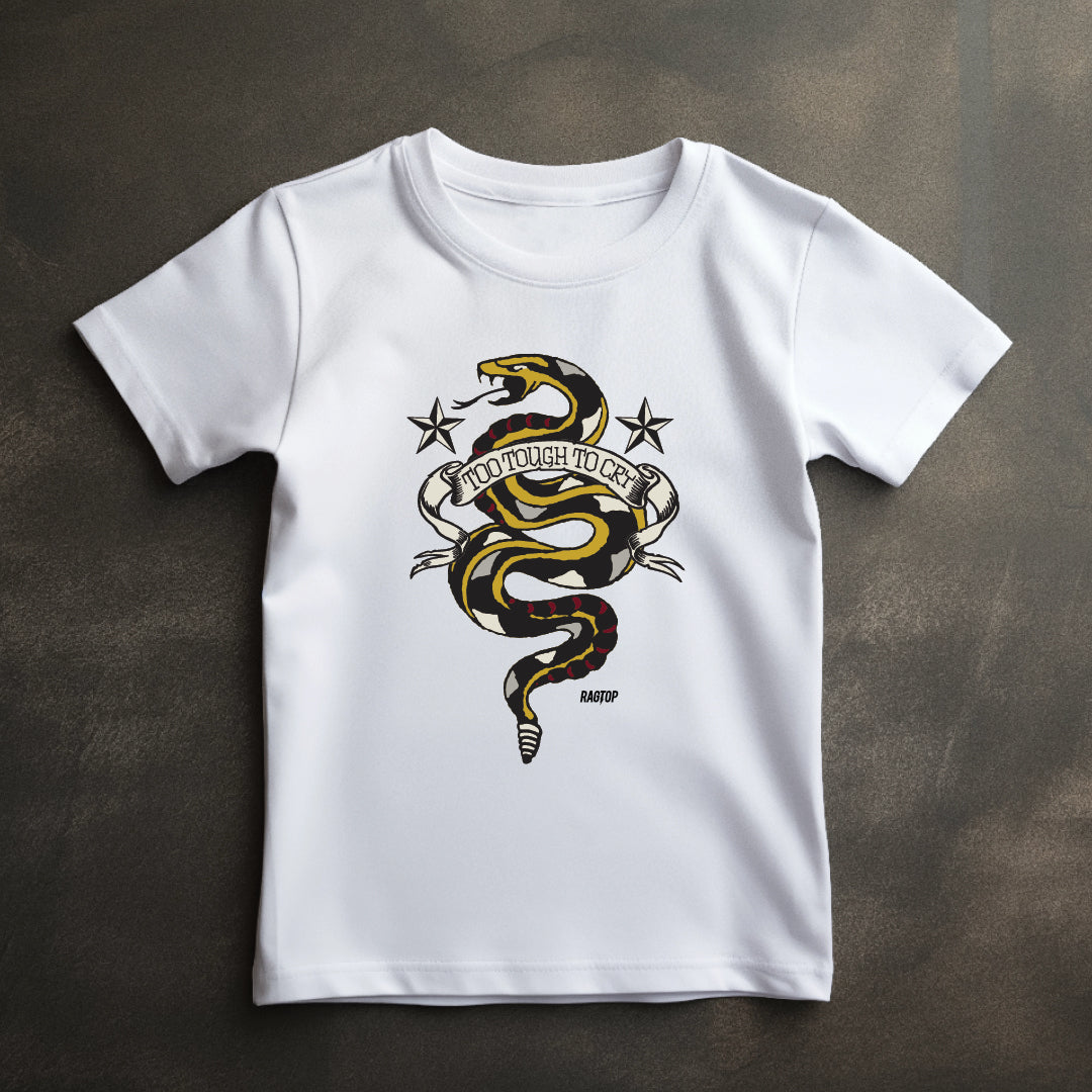 TOO TOUGH TO CRY Toddler's Fine Jersey Tee