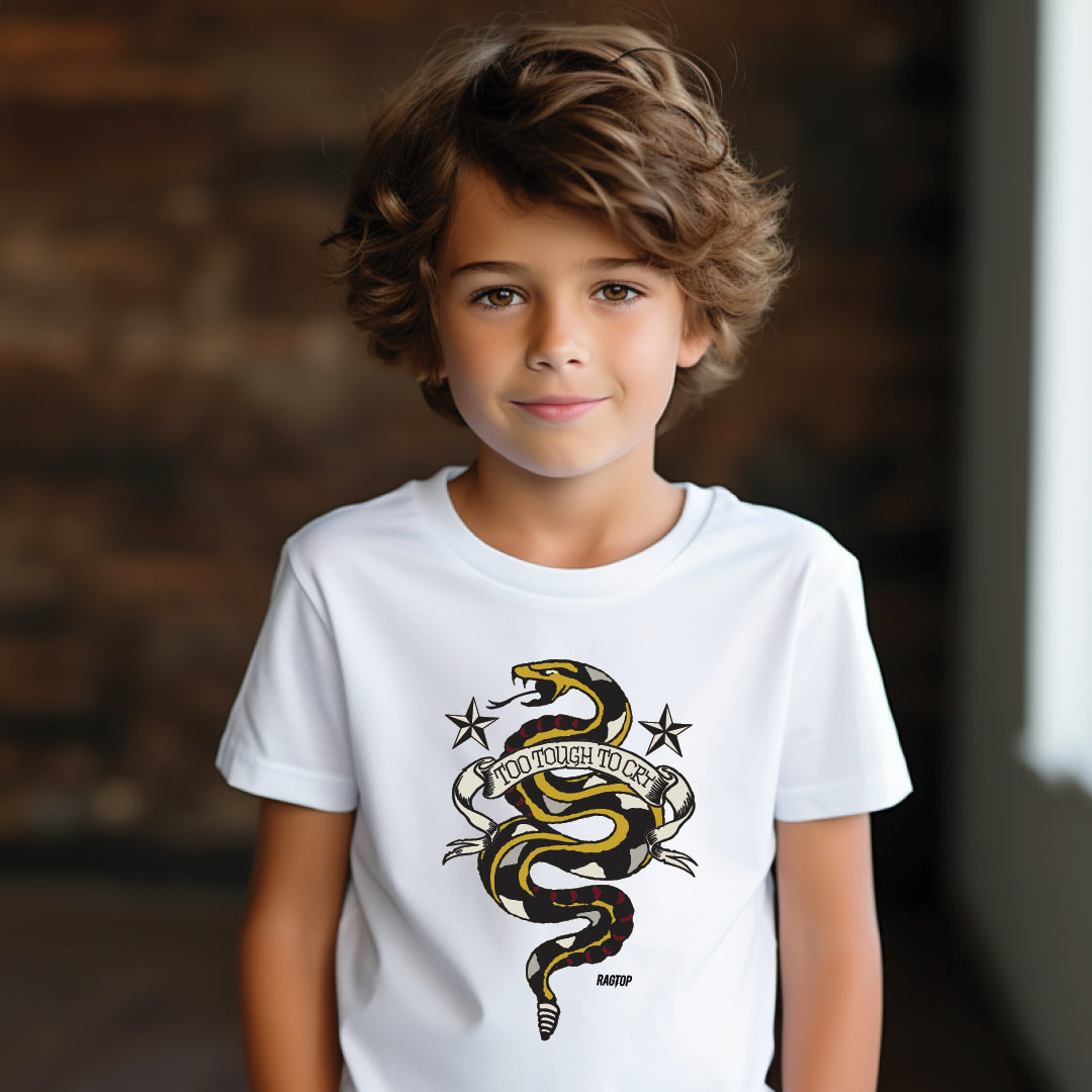 TOO TOUGH TO CRY Toddler's Fine Jersey Tee