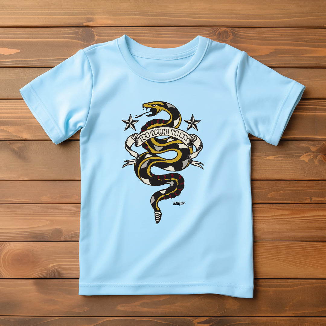 TOO TOUGH TO CRY Toddler's Fine Jersey Tee